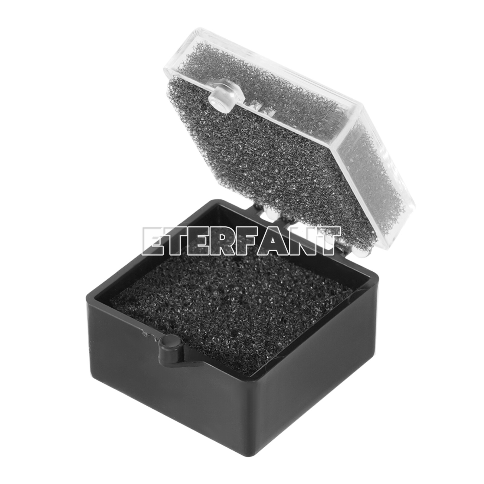 Dental Lab Crown/Veneer/Bridge Boxes 1×1 Clear Top with Sponge Fillers