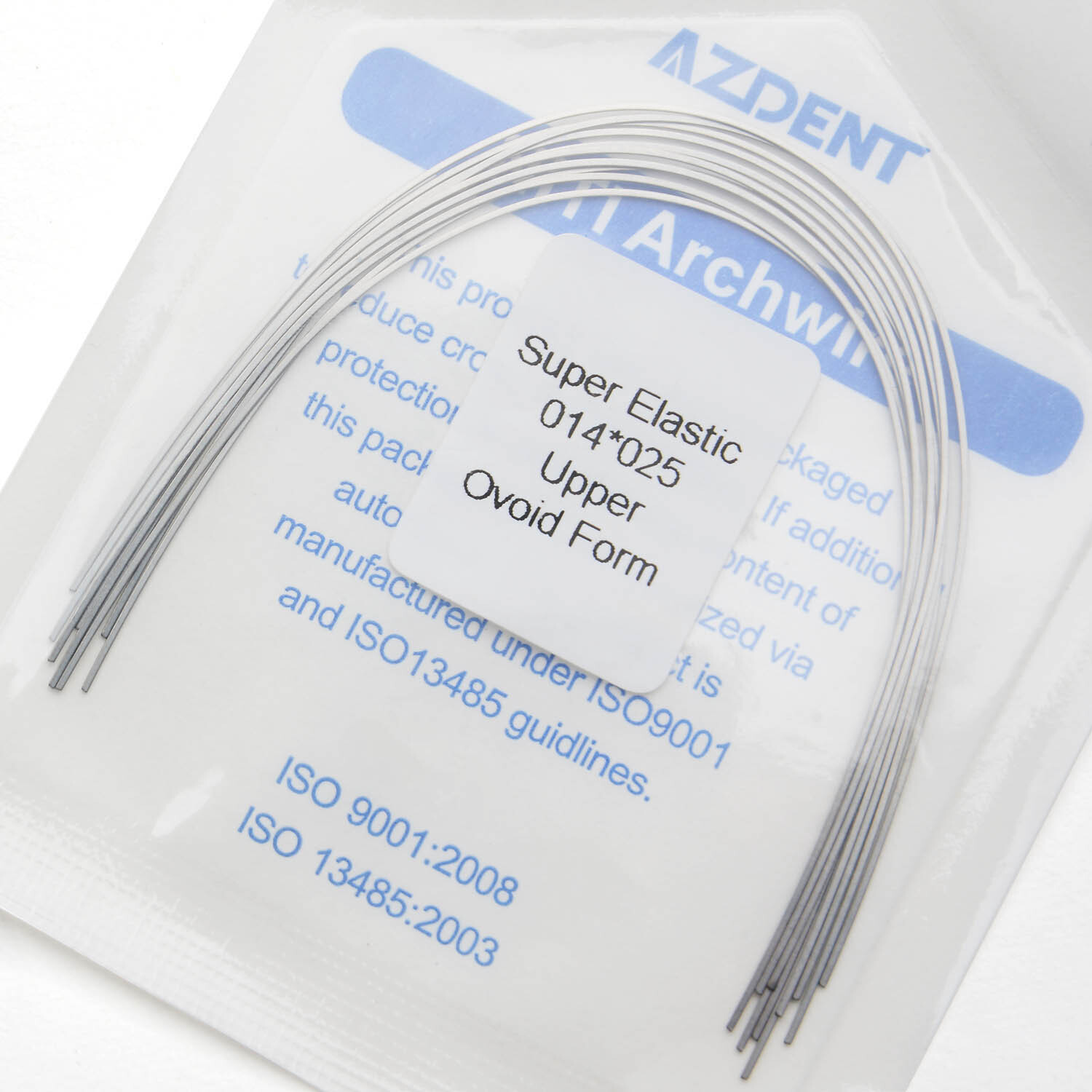 10*AZDENT Dental Orthodontic Super Elastic Niti Rectangular Arch Wire Ovoid Form