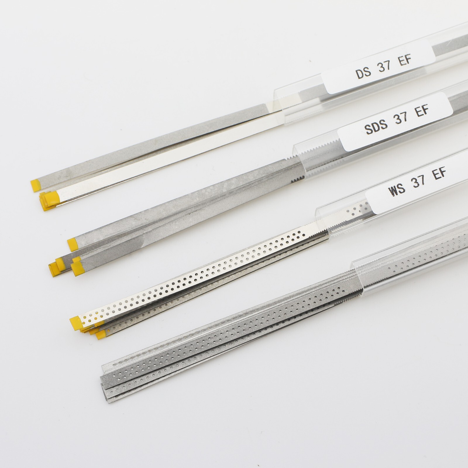 Dental Diamond Finishing Strips IPR Saw Blade Perforated Fine Medium Extra Fine