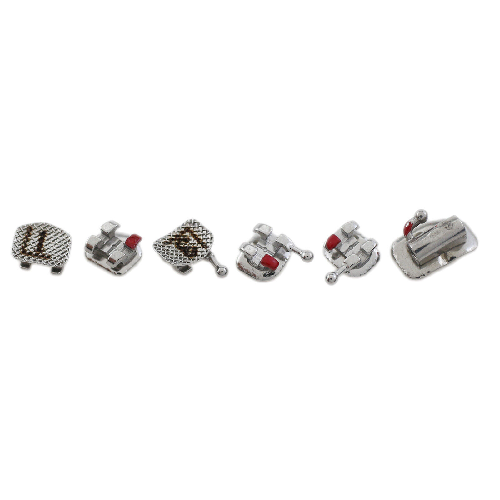Dental Orthodontic Mini Bracket Braces Buccal Tubes Metal MIM Roth MBT 0.022 6-6