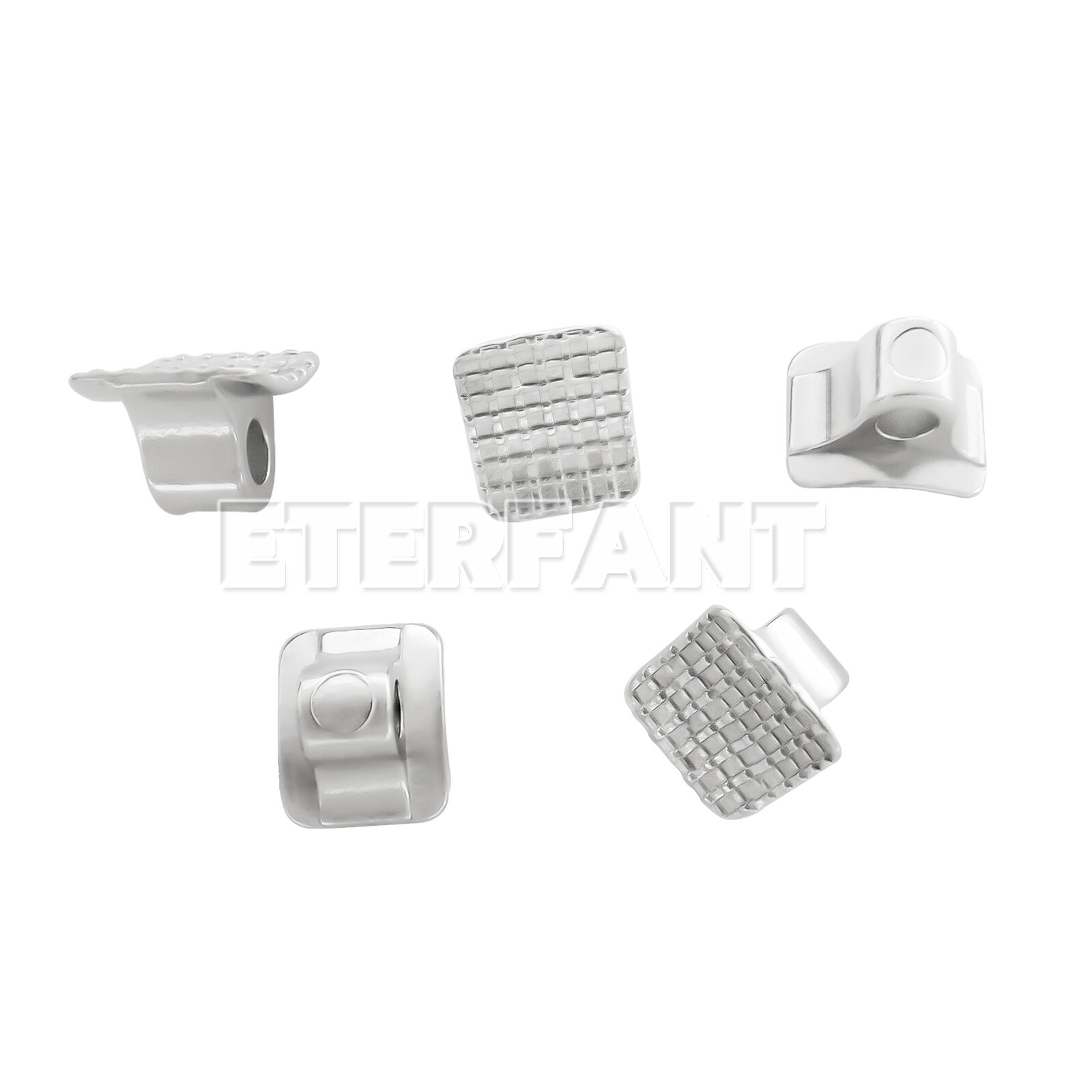 ETERFANT Dental Ortho Lingual Buttons Round/Rectangular/Button Chains Bondable