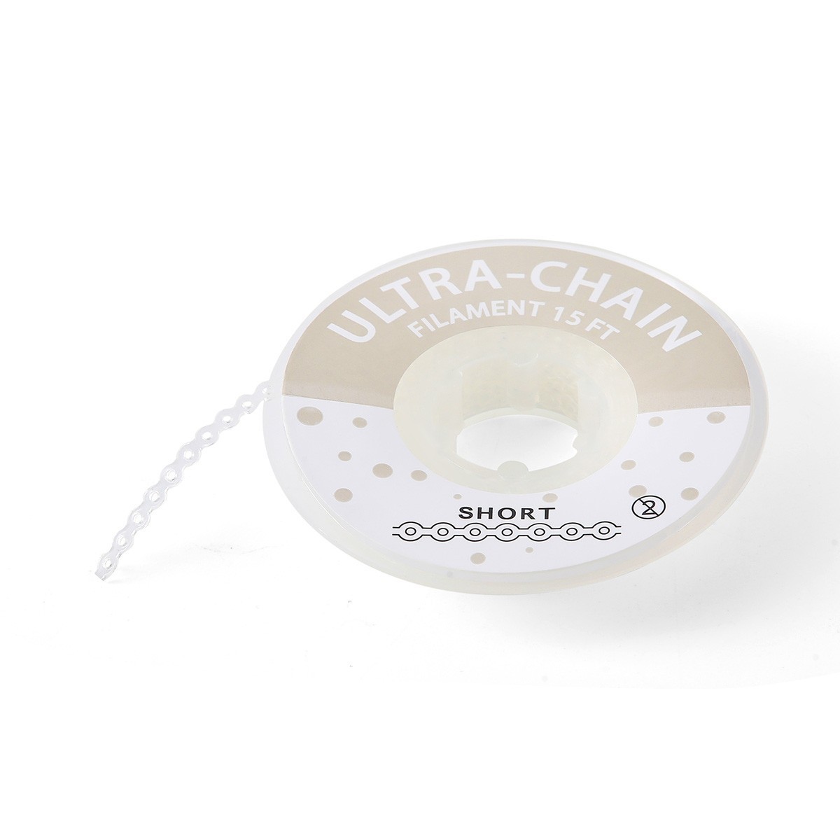 Dental Orthodontic Power Chain Elastic Bands Long Short Continuous Cadena de