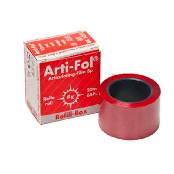 Bausch BK1025 Articulating Film Ultra-Thin Two-Sided 20mx22mm Red