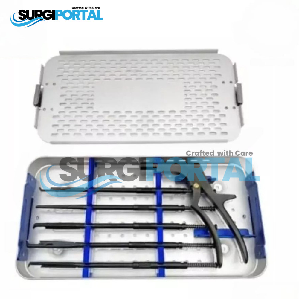 Interlaminar Kerrison Rotating Rongeur Set Spine Surgery Orthopedic Instruments