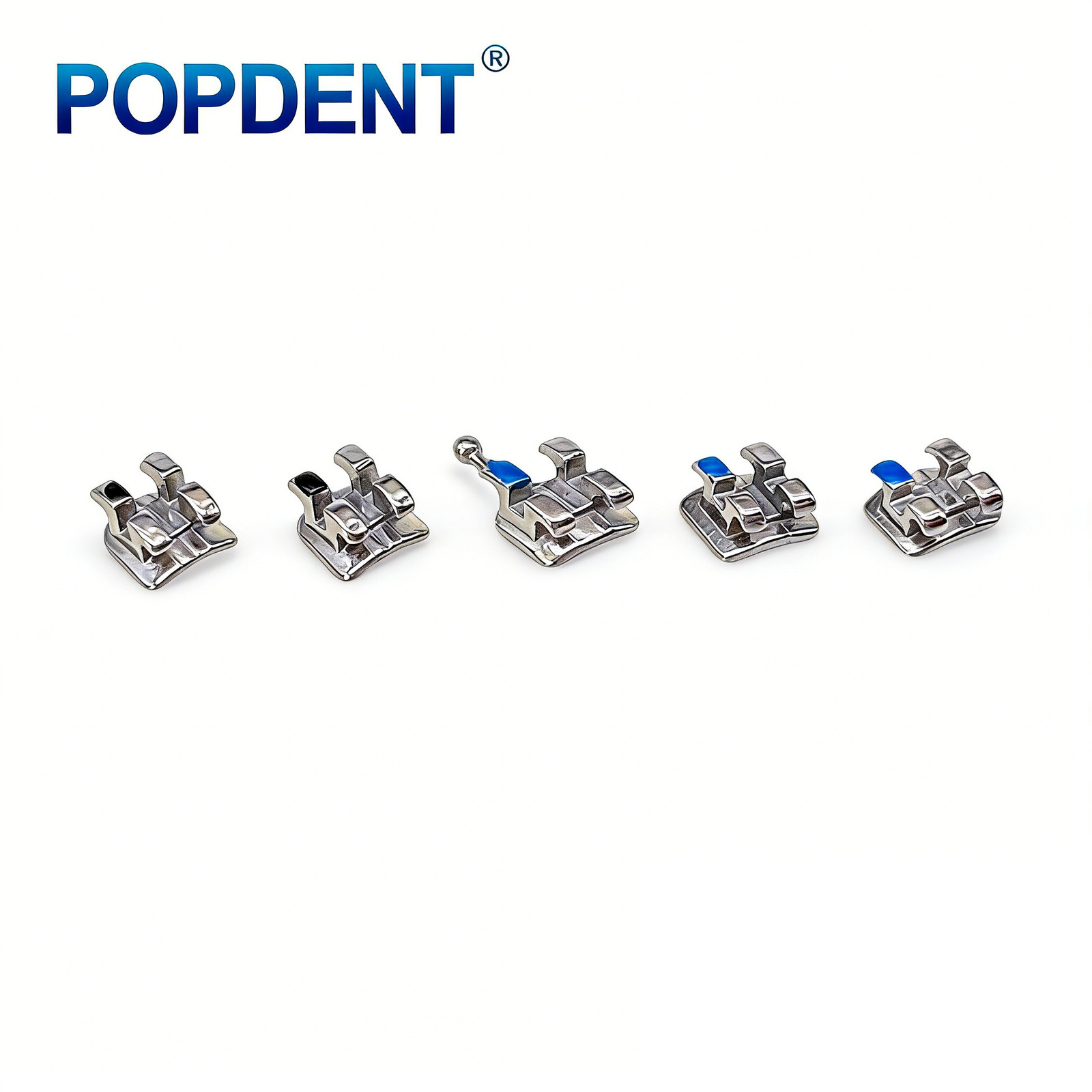 Dental Orthodontic Colored Elastic Power Chain Elastic Ligature Ties /Brackets