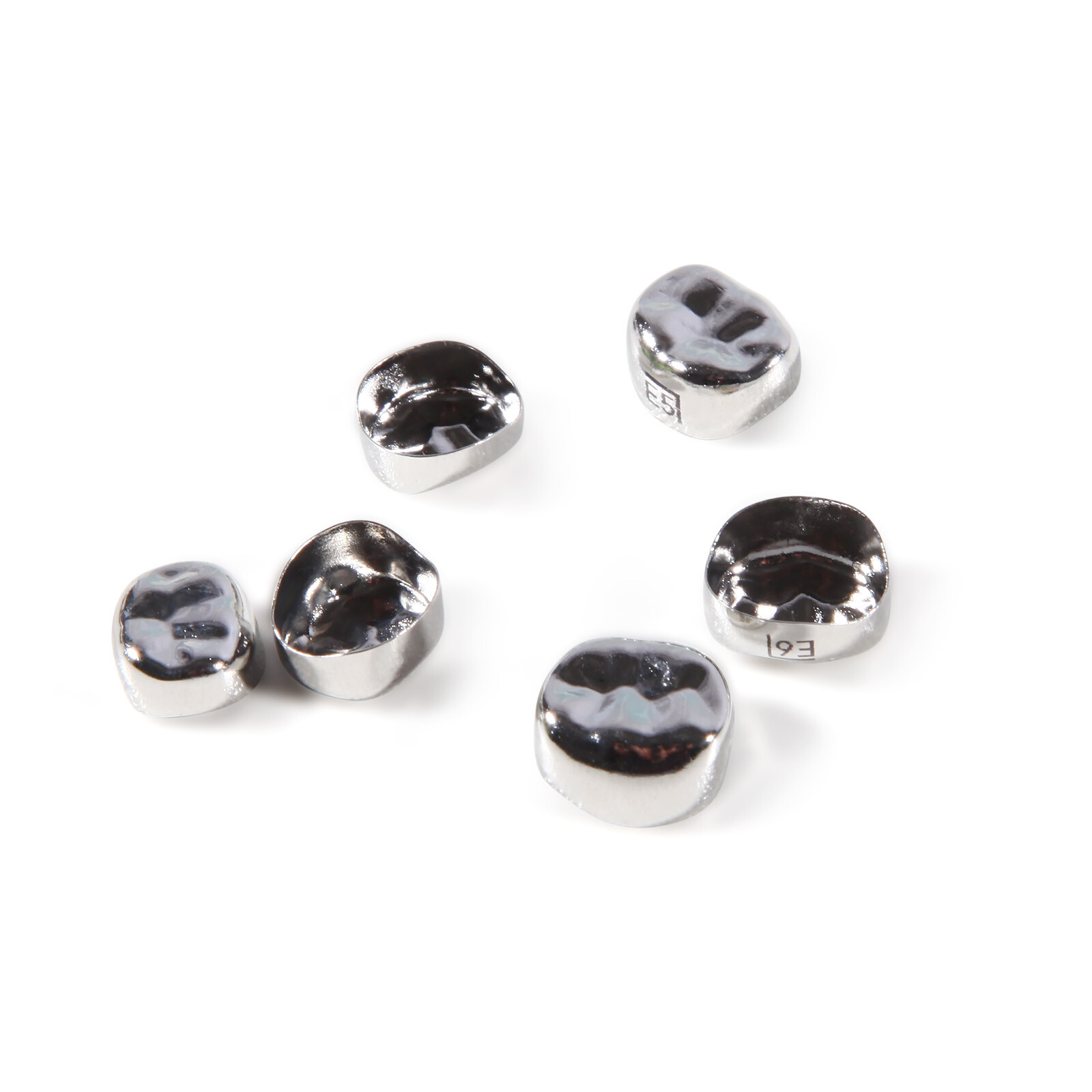 48pcs Stainless Steel Dental Kids Primary Molar Crowns Preformed Pediatric USA