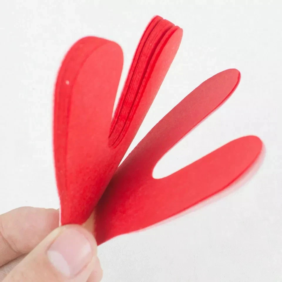 Dental Full Mouth Articulating Paper Blue/Red Double Side Horseshoe Bite Parper