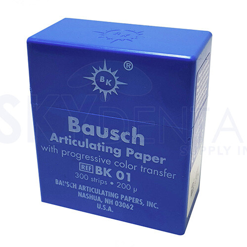 Bausch .008″ (200 microns) Blue Articulating Paper Strips, 300 Strips BK01
