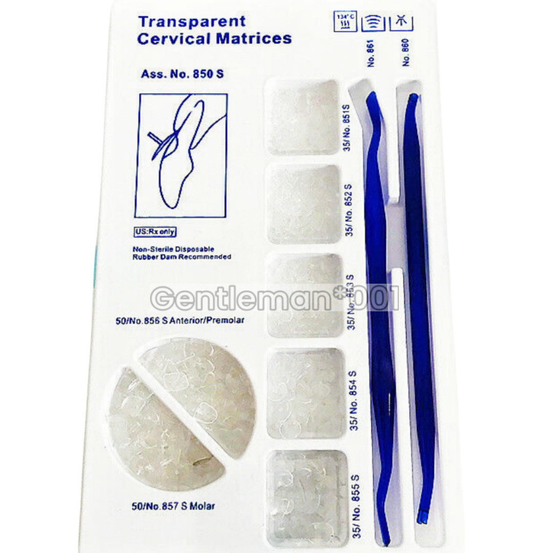 Dental Transparent Cervical Matrices Composite Gingival Matrix Kerr Premolar