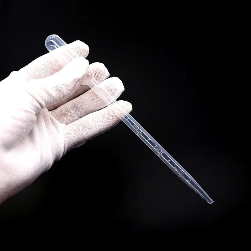 100Pcs 0.2/0.5/1/2/3/5/10ml Disposable Plastic Eye Dropper Lab Transfer Pipettes