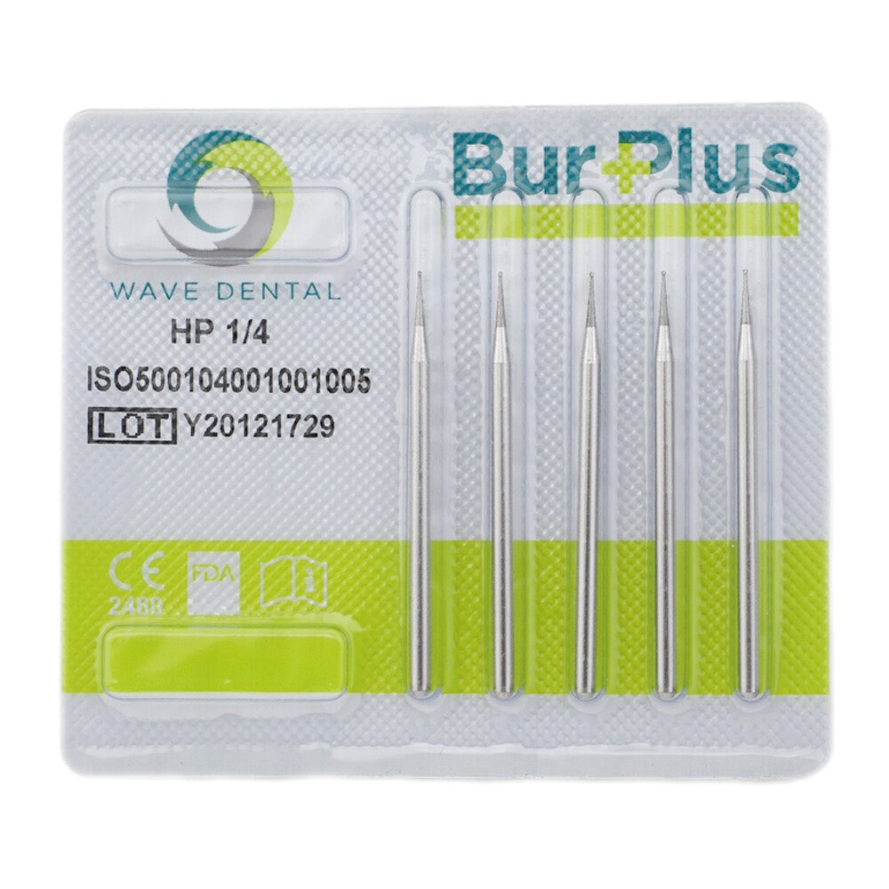 WAVE Dental Carbide Straight HP Burs Oral Surgery Round Tapered Fissure Crosscut