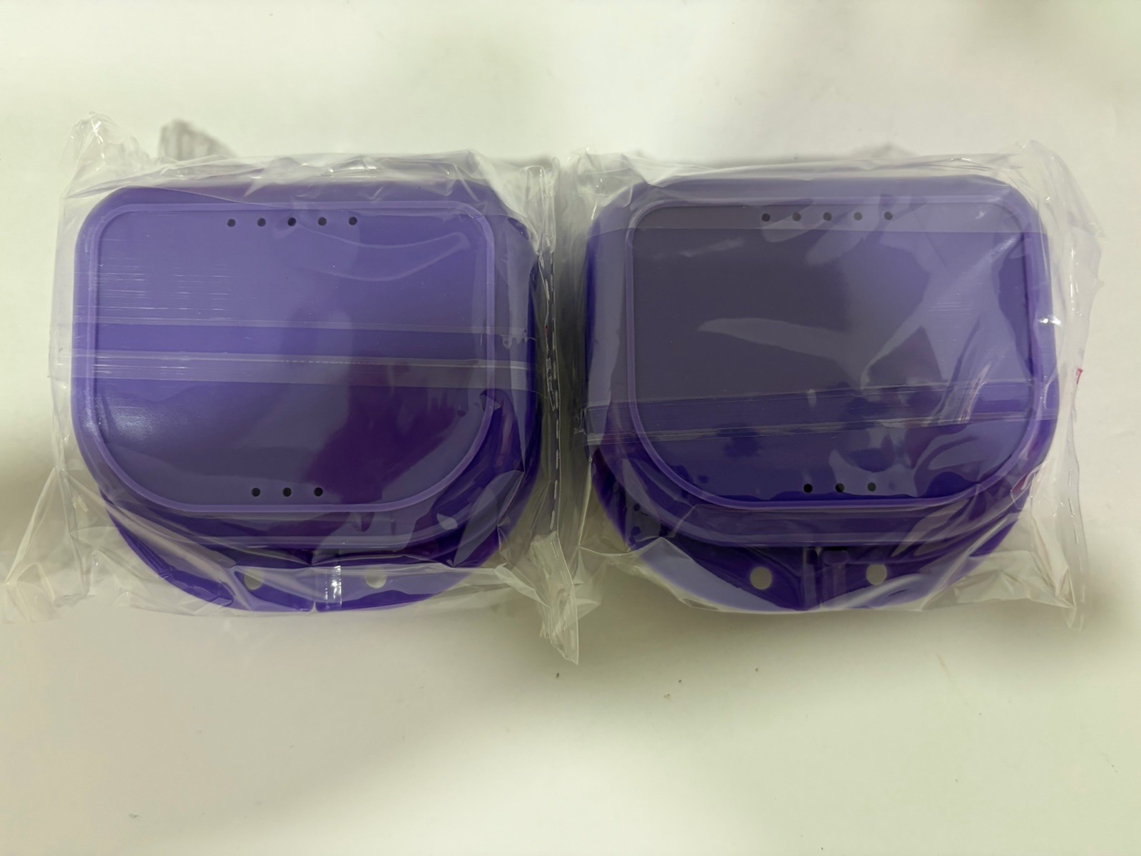 Denture Retainer Cases Dental False Teeth Mouth Guard Holder Travel Container