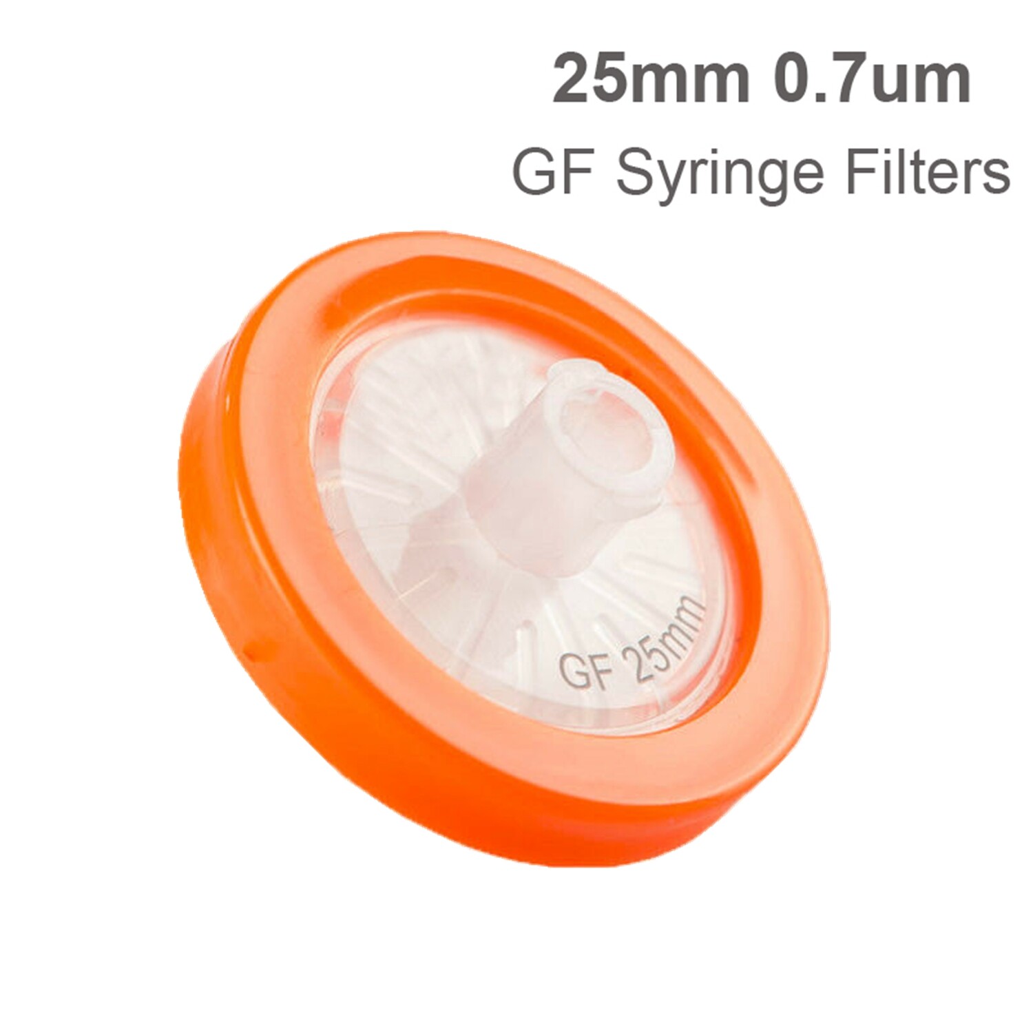 Glass Fiber GF Non-sterile Syringe Filters 25mm Diameter 0.7um Pore Size