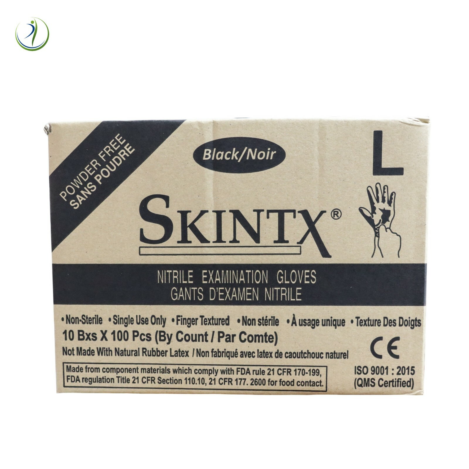 Nitrile Black Dental Medical Exam Gloves Powder-Free Disposable 5 Mil 10 Boxes