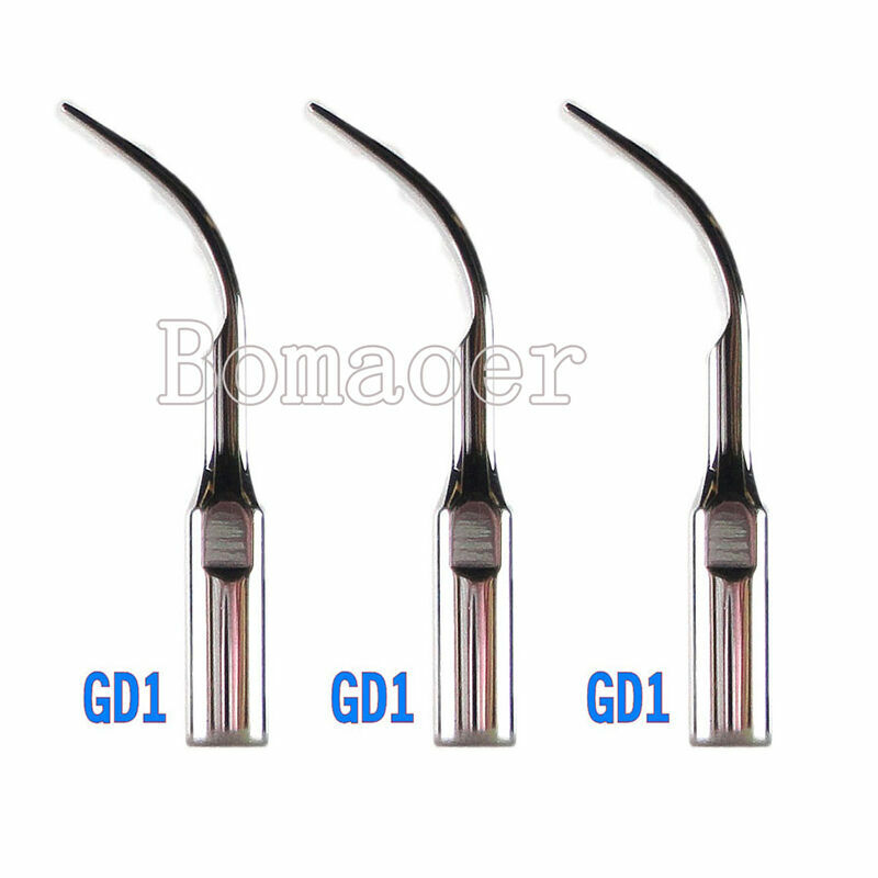 10×Dental Instrumets Scaler Scaling Tips GD1 Fit SATELEC/DTE Scacaler 5PC/PACK