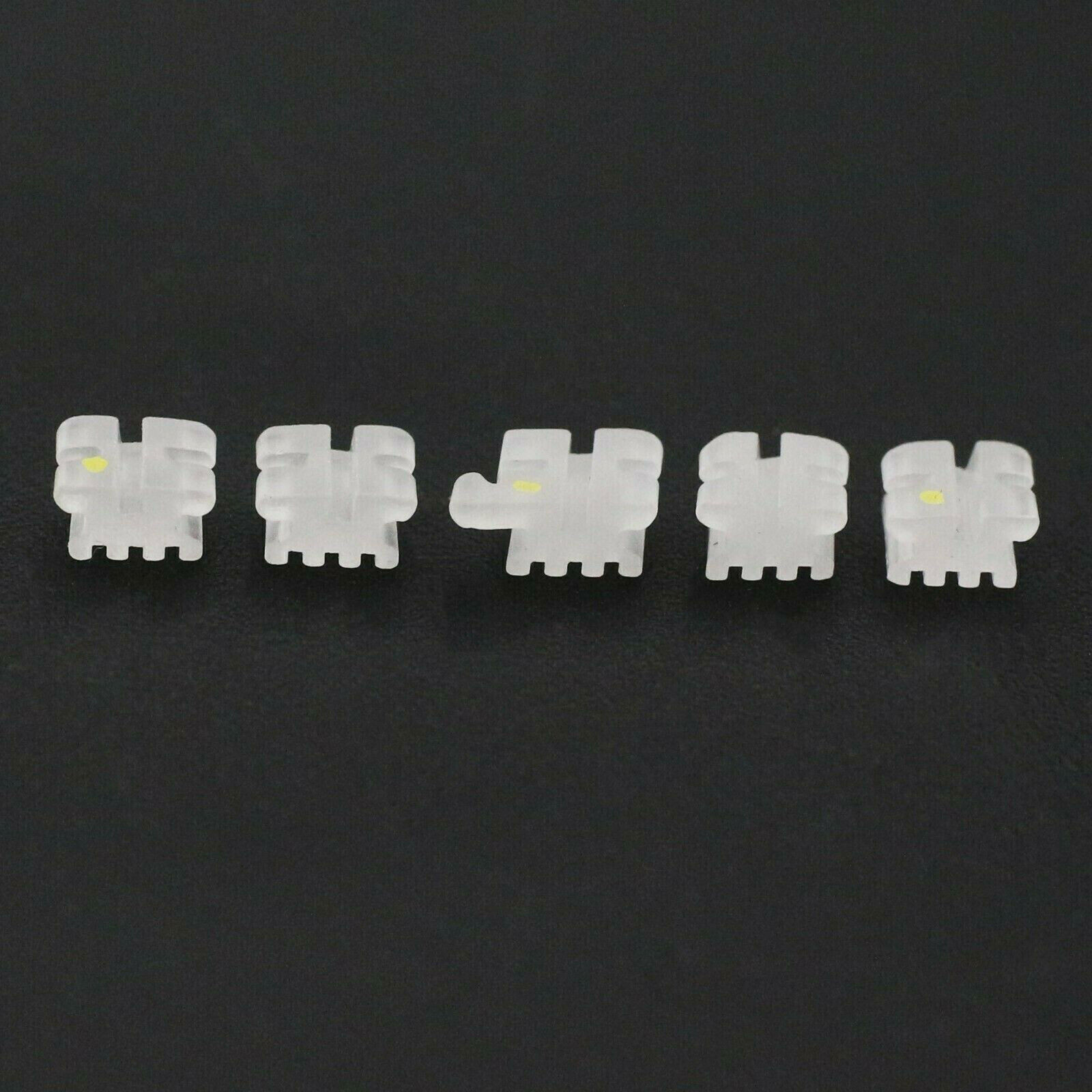 Dental Orthodontic Ceramic Bracket Mini Braces Roth/Edgewise With Hooks 0.022