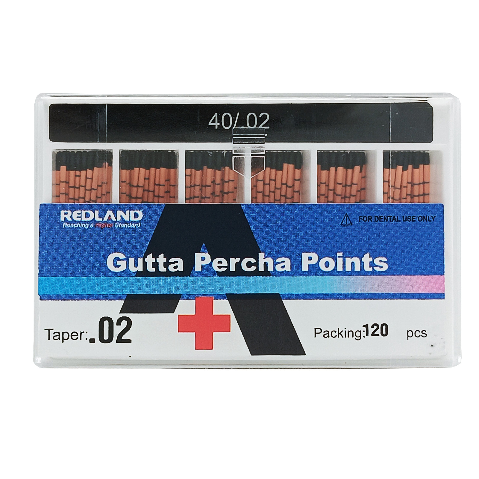REDLAND MM Marked Endodontic Gutta Percha Point .02/.04/.06 Taper All Size 15-40