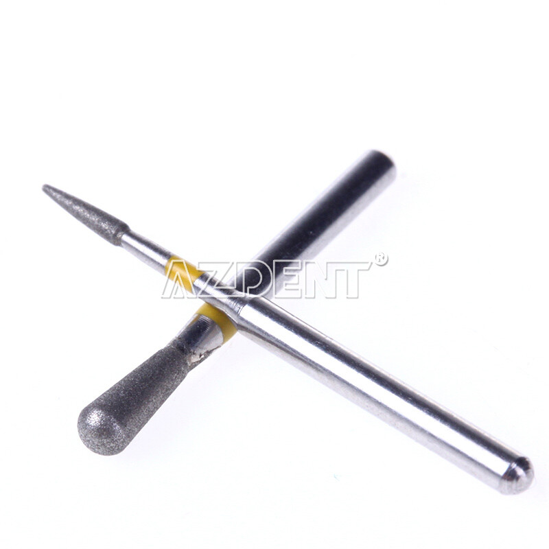 14 Type AZDENT Dental Diamond Burs Drills Kit FG101-114 for High Speed Handpiece