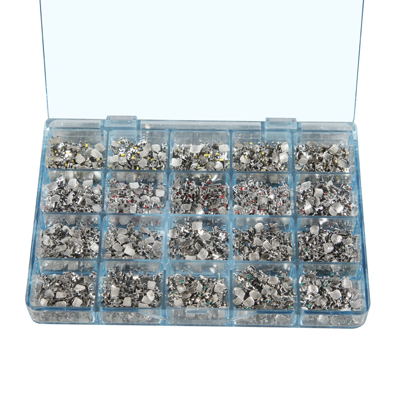 1000 PCS Dental Metal Orthodontics Brackets Brace MINI Roth.022 345 Hooks #2