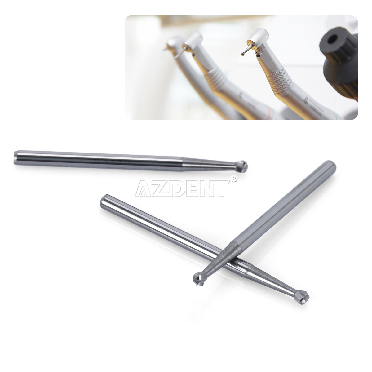 Dental Tungsten Carbide Bur FG Round/ Straight Fissure Surgical Handpiece Drill