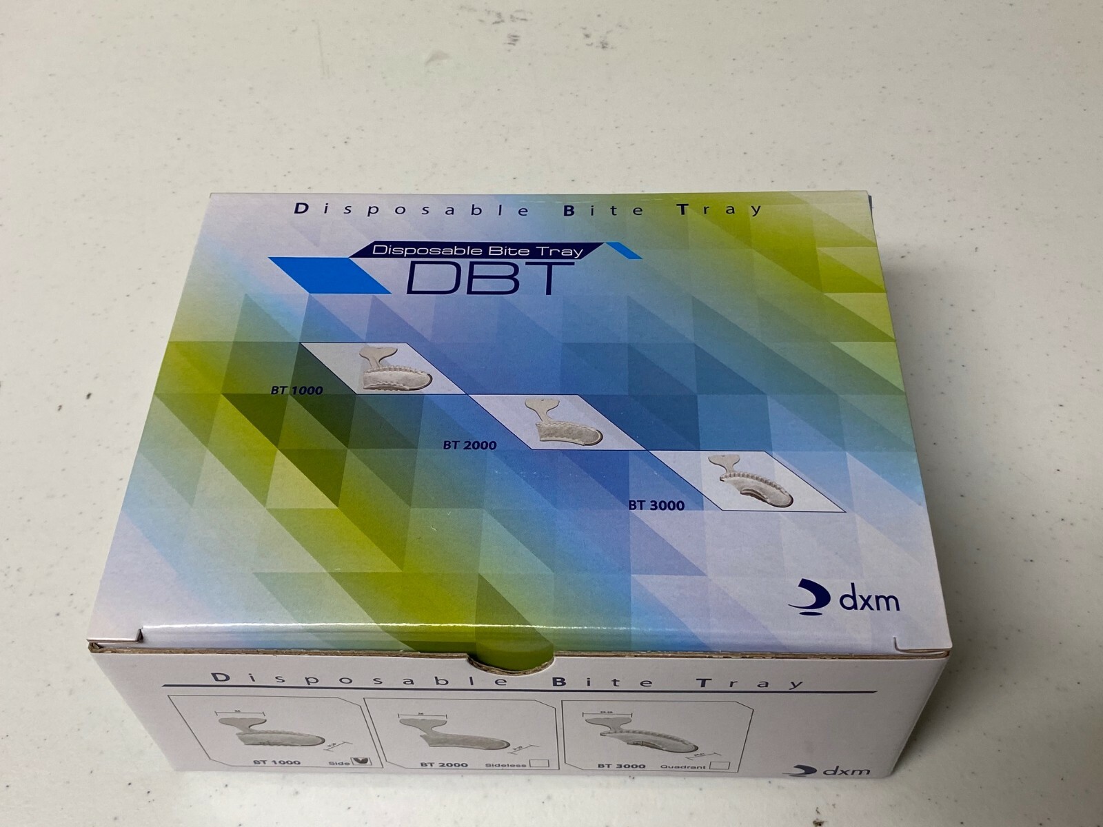 Dental Disposable Impression Bite Tray DIBT Hybrid Stainless-Steel Edge
