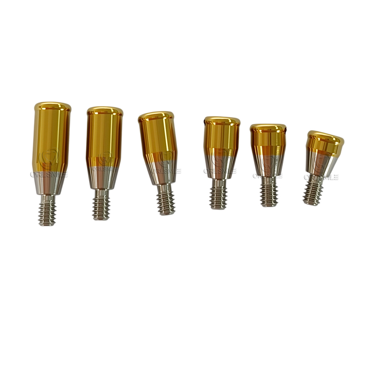 Locator abutment & Standard males caps fit to Nobel Active RP GH1-6