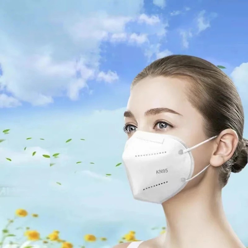 50PCS KN95 5-Layer Face Mask Disposable Breathable Earloop Masks