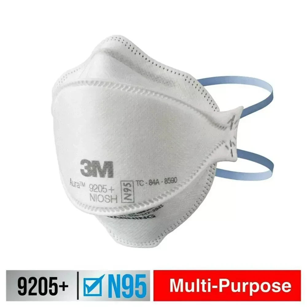 New! 3M Aura 9205+ N95 Particulate Respirator Disposable Protective Mask 20 PCS
