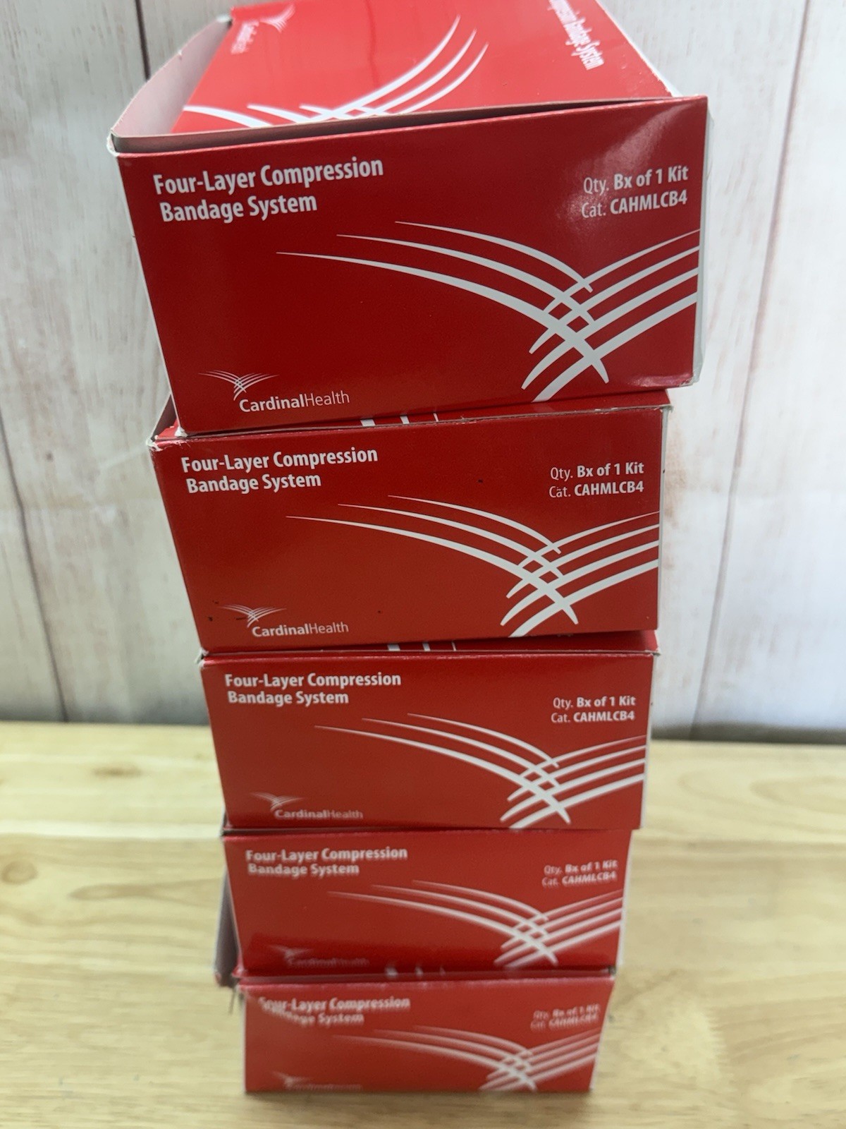 LOT 5x – Cardinal Health Four-Layer Compression Bandage System CAHMLCB4 NIB