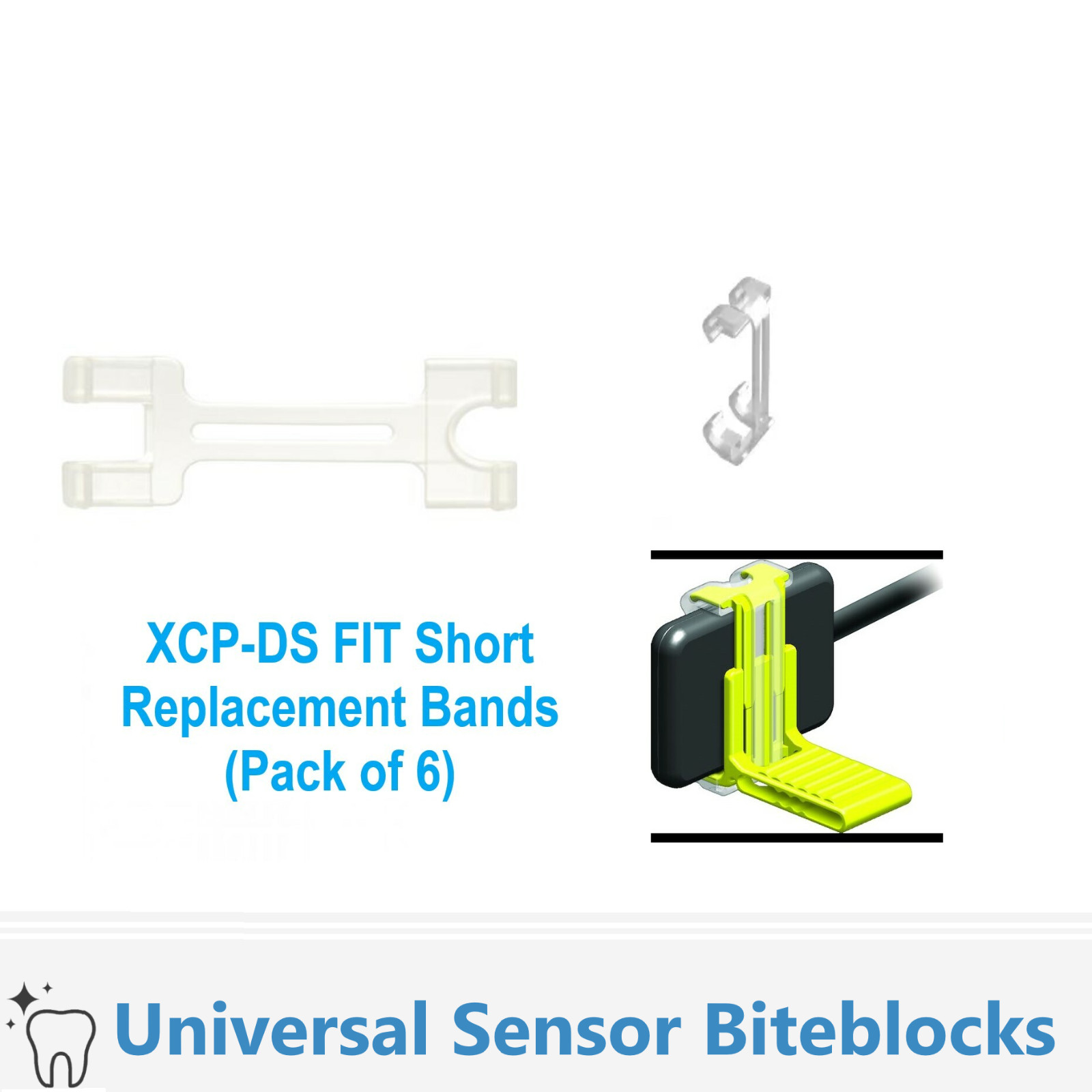 XCP-DS Fit® universal sensor holder system Biteblock Dentsply Rinn Made in US