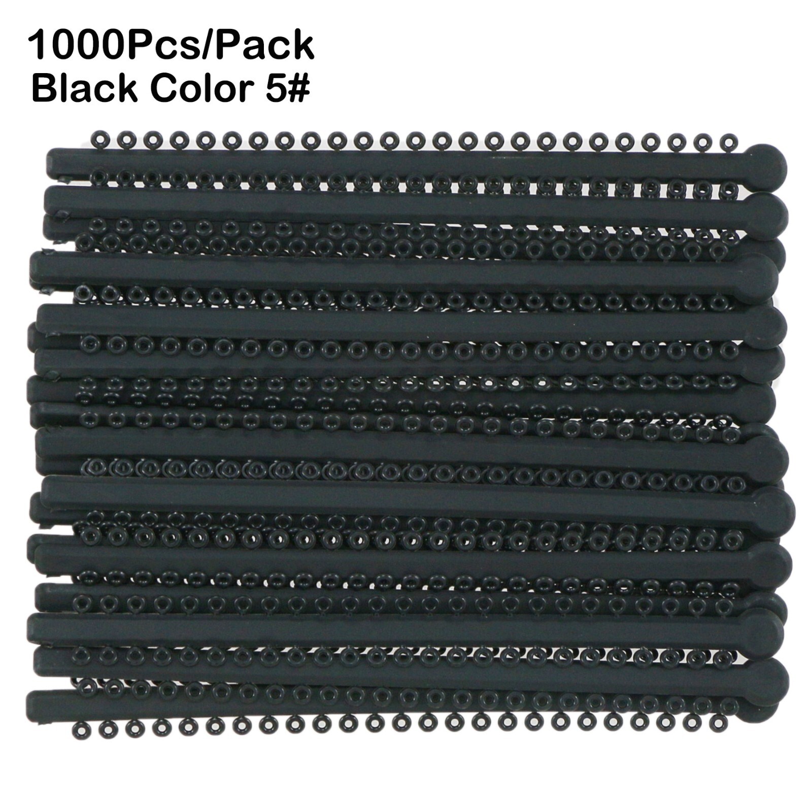 1000Pcs/Pack Long Type Dental Orthodontic Ligature Ties Elastic Rubber Bands