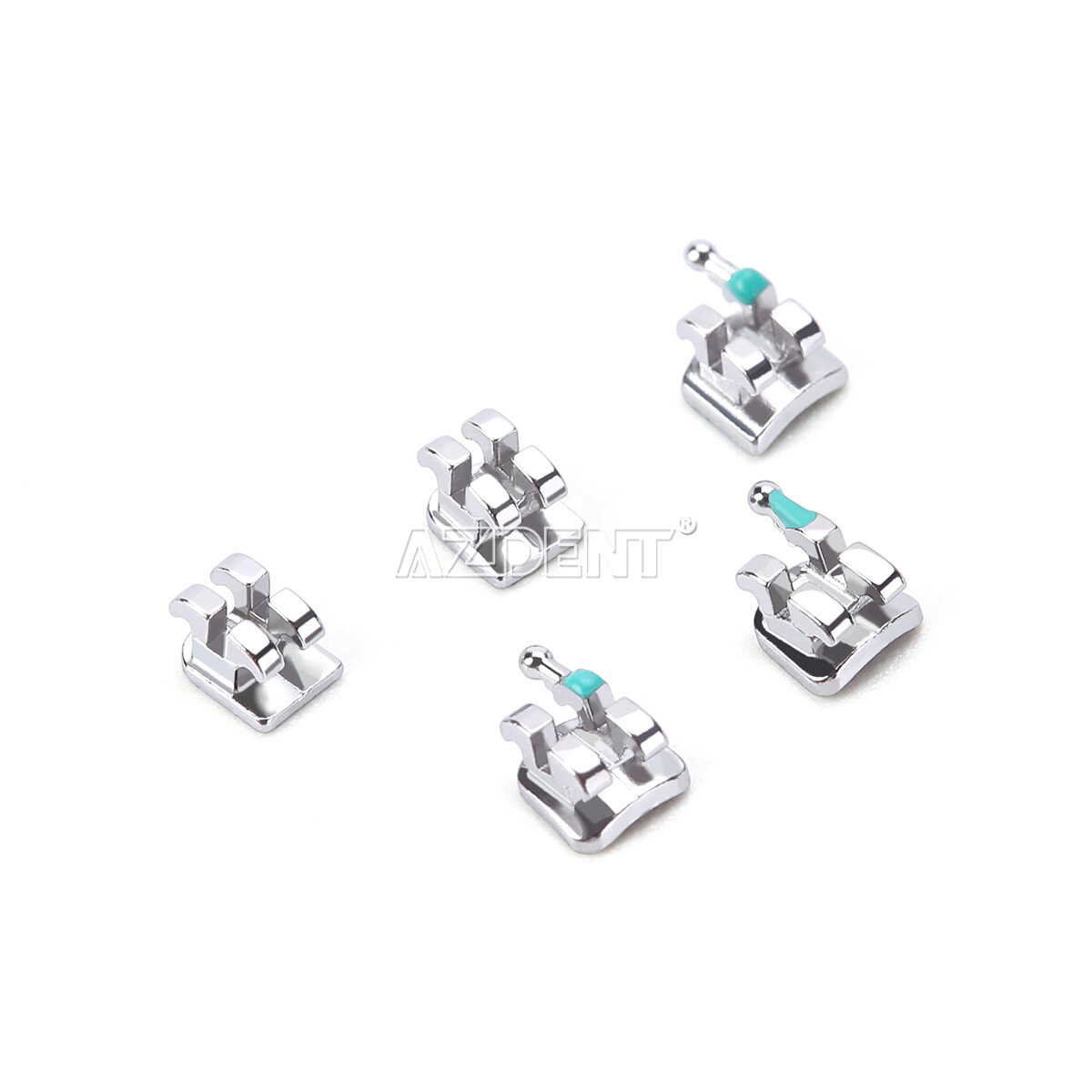 Dental Orthodontic MIM Monoblock Bracket Mini MBT/Roth 0.022/018 with 3-4-5 HooK