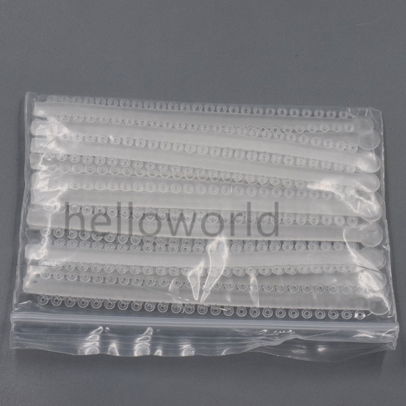 Dental Orthodontic Ligature Ties 1000pcs/pack White High Elasticity High Rebound