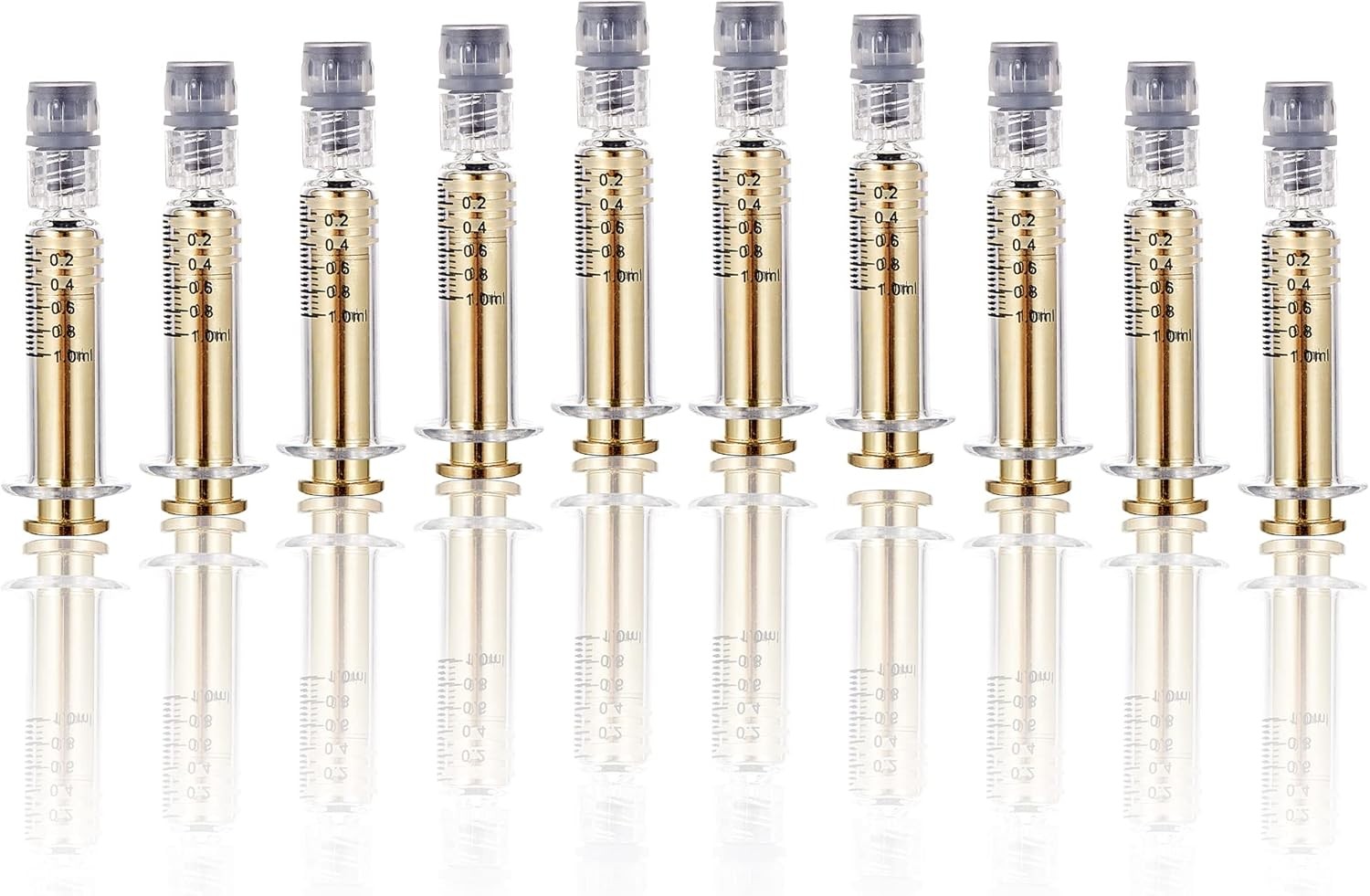 1ML Borosilicate Glass Syringe With Luer Lock Accurate Measuring for Liquid Glue
