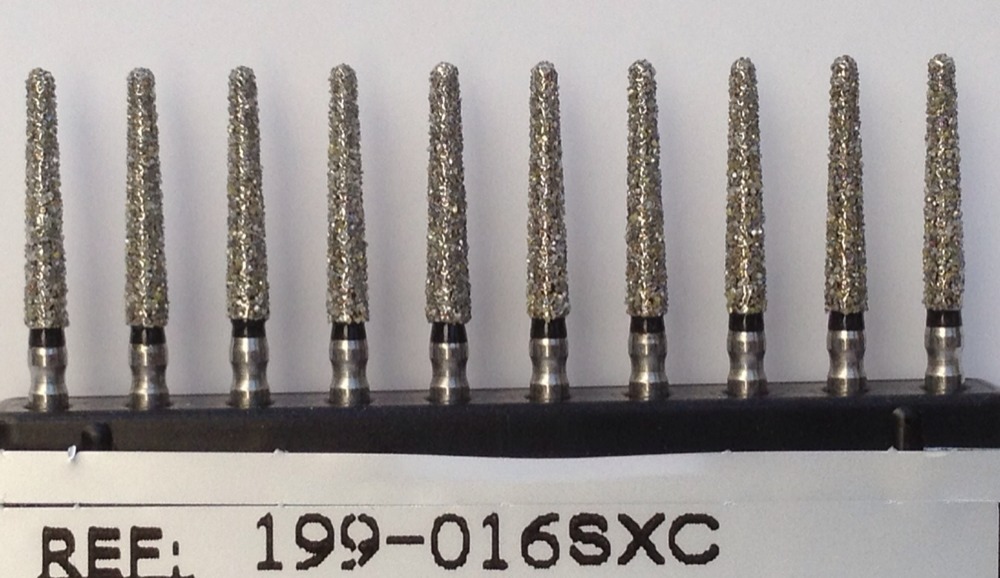 Diamond Burs 100×199-856-016sXC extra course 1.6 mm Diameter 10mm Cutting Length
