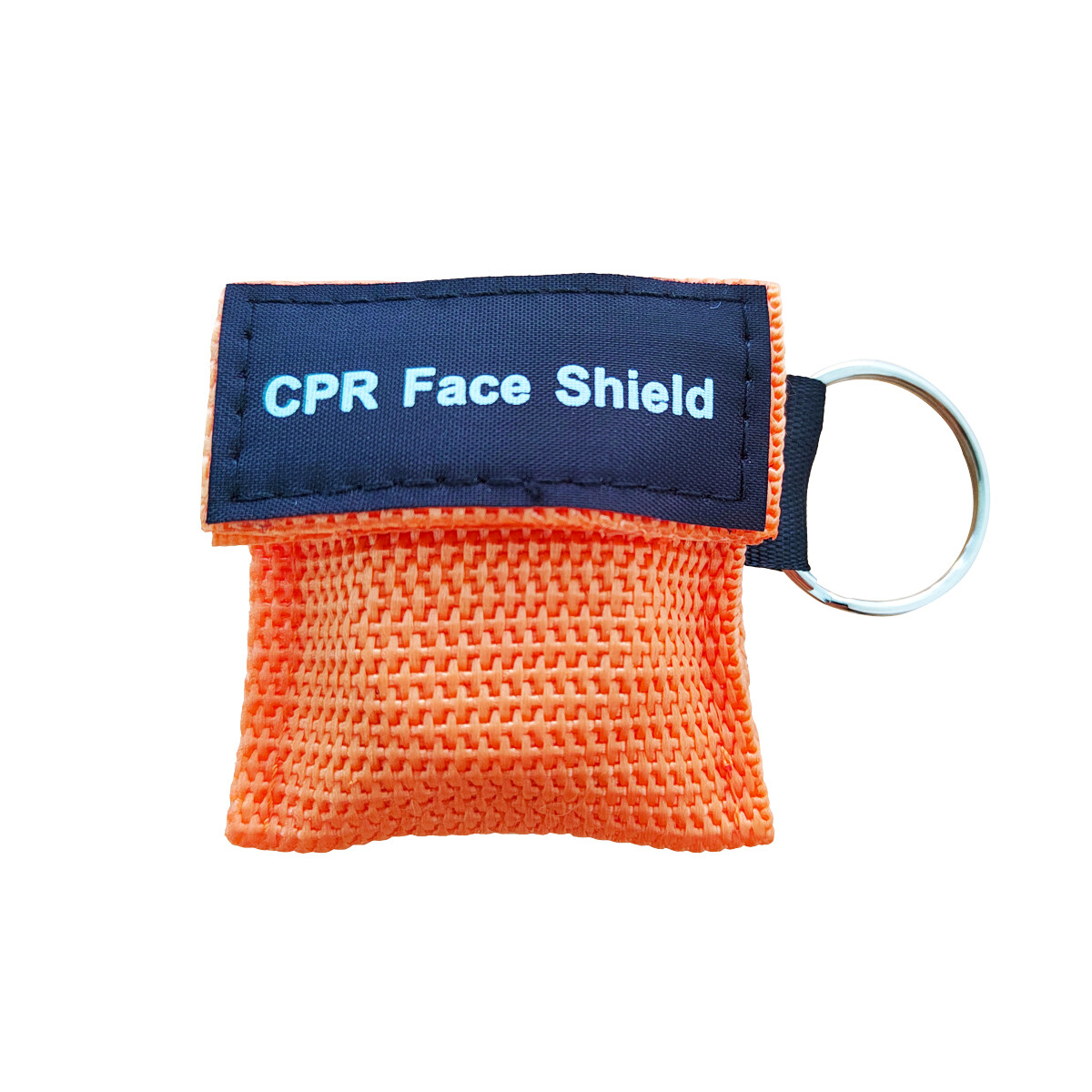 200 pcs CPR Printed Nylon Keychain Pouch first aid kit cpr CPR Face Shield