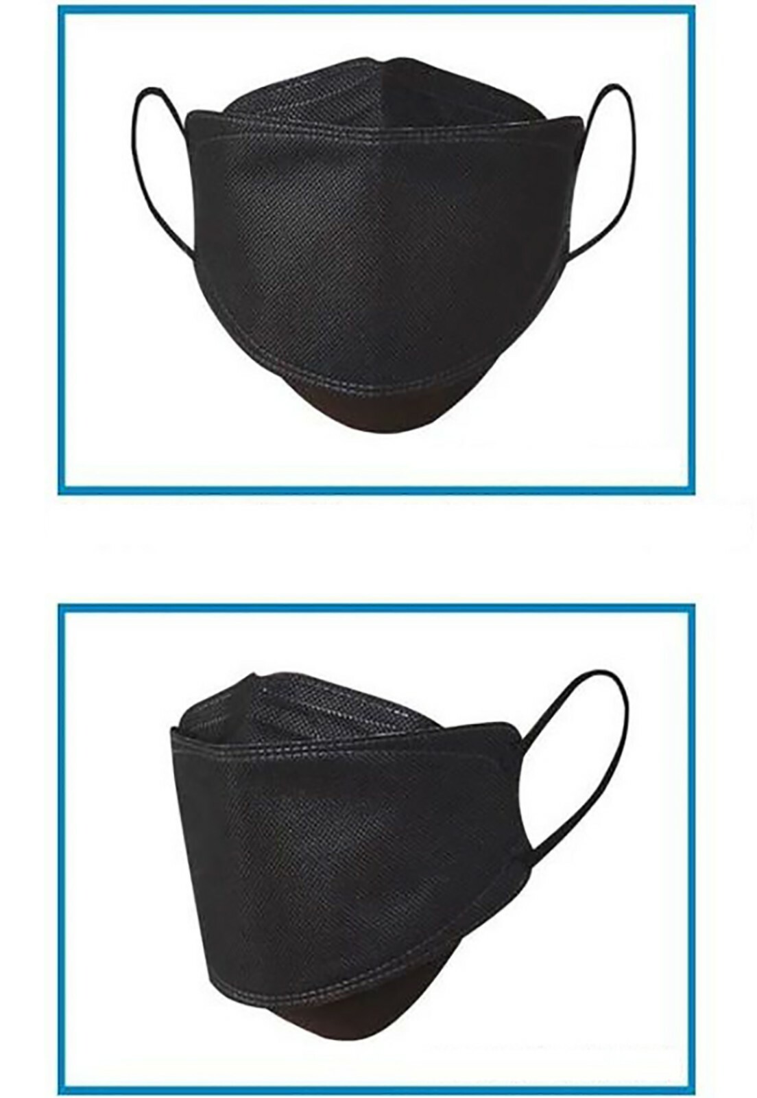 Happylife KF94 BLACK Korean Face Mask Made in Korea Medical Respirators Goodday