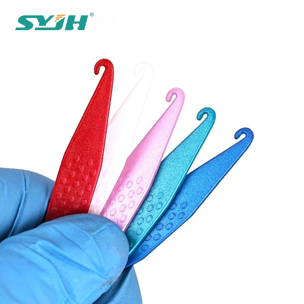 100Pcs Dental Rubber Band Hook Orthodontic Disposable Elastic Hook Rubber Hook