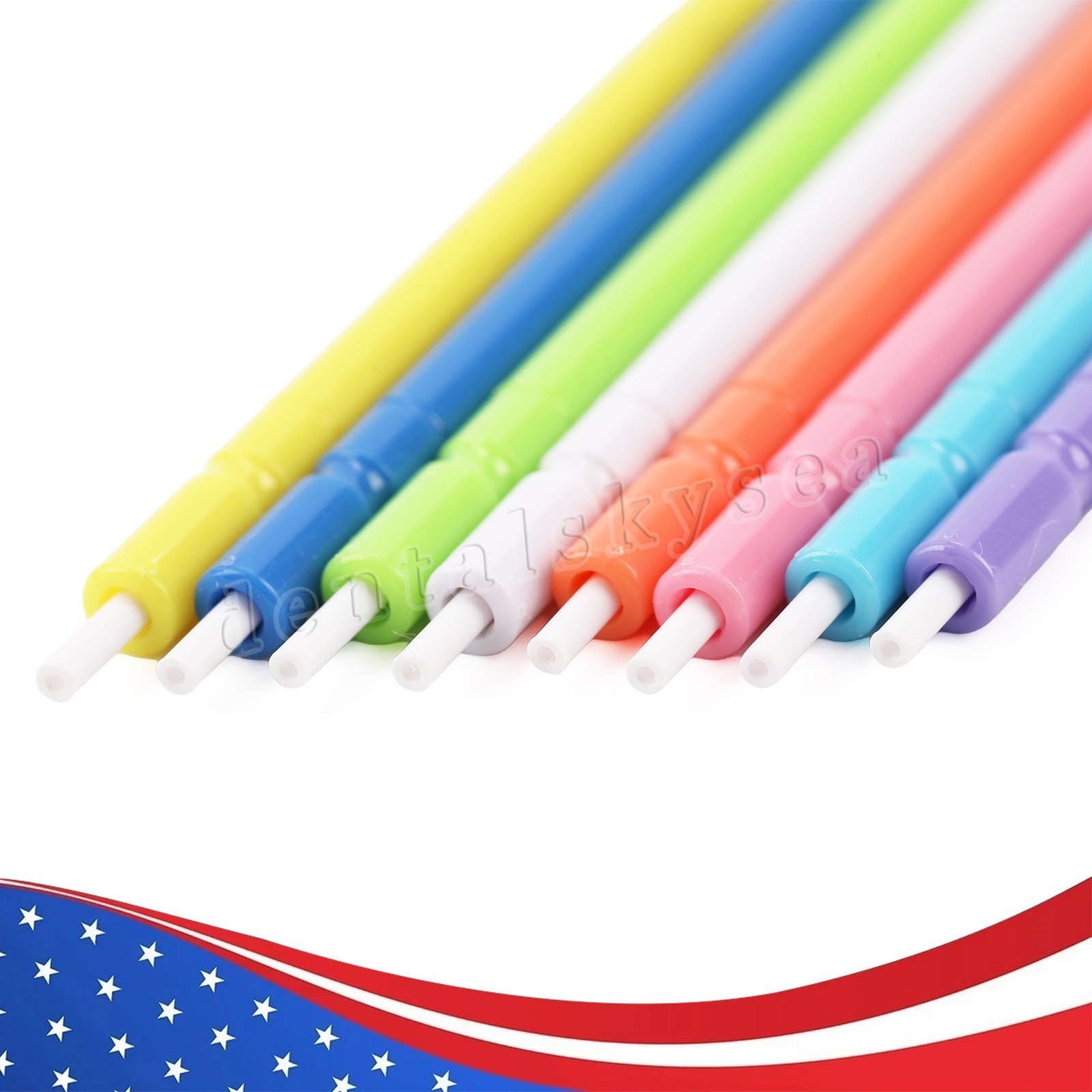 250 pcs Disposable Air Water Syringe Tips with cores High Quality Free Return