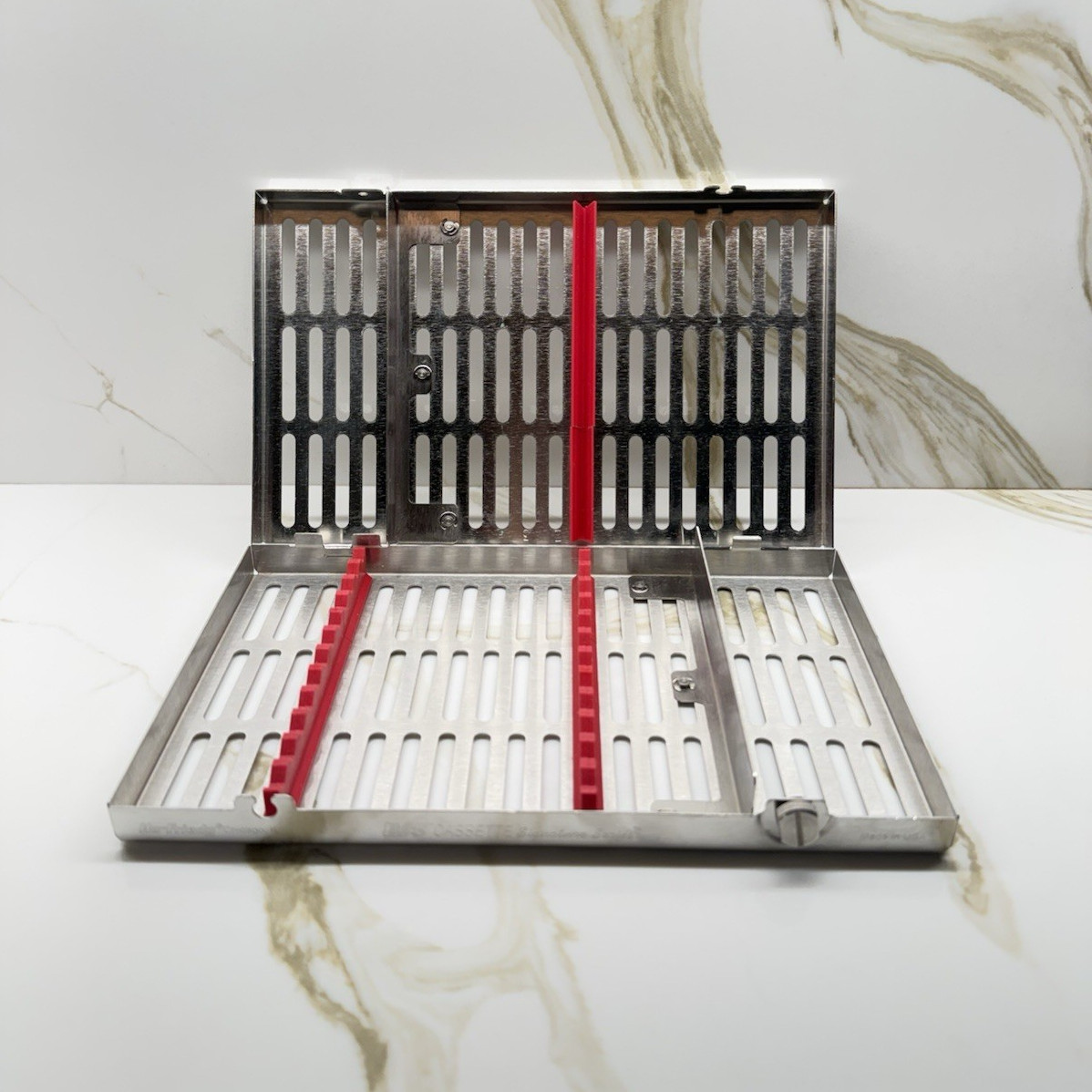 Hu-Friedy IMS Sterilization Cassette, 12 Instrument (Missing 1 screw)