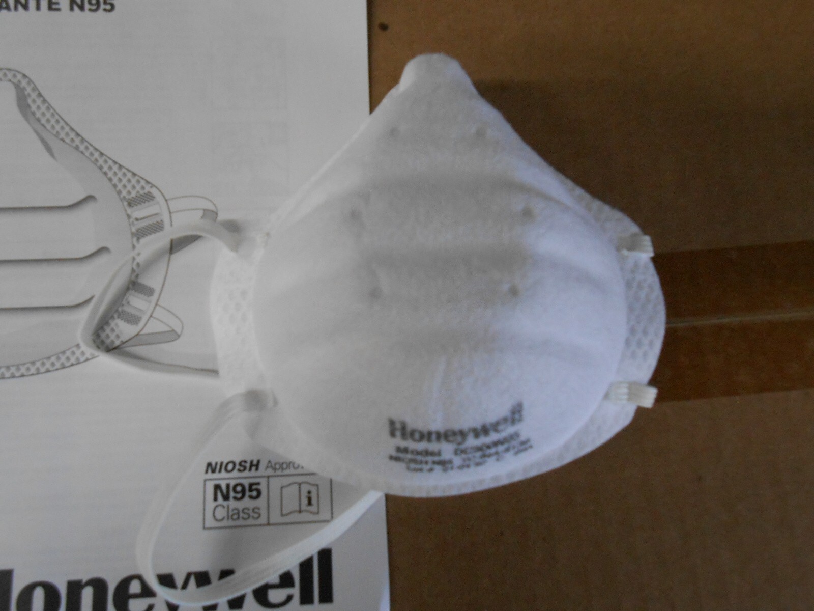 200 Honeywell N95 DC300N95B Respirator Particle Masks Disposable NIOSH