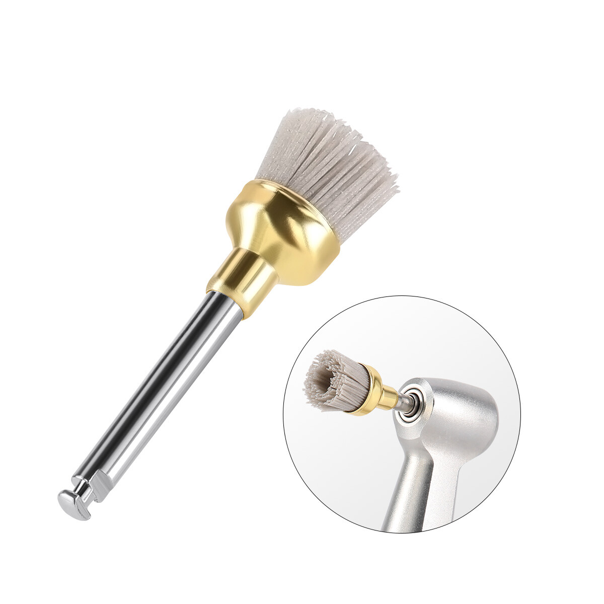 Dental Composite Polishing Brush Stain Removal Aluminium Oxide/Silicon Carbide