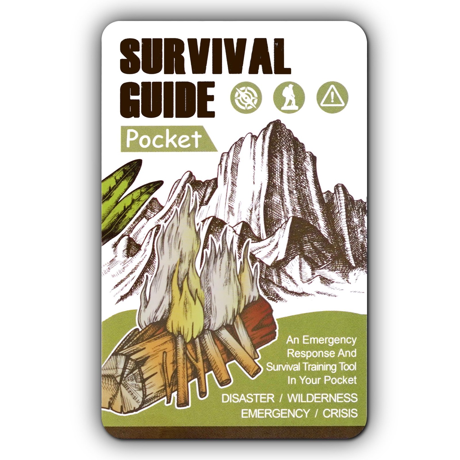 Tiny Pocket Survival Guide EDC Kits Military Grade for Multi-color