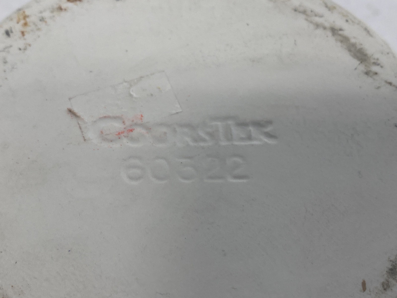 COORS COORSTEK 400mL Glazed Porcelain Mortar & Pestle 133mm OD x 92mm H 60322