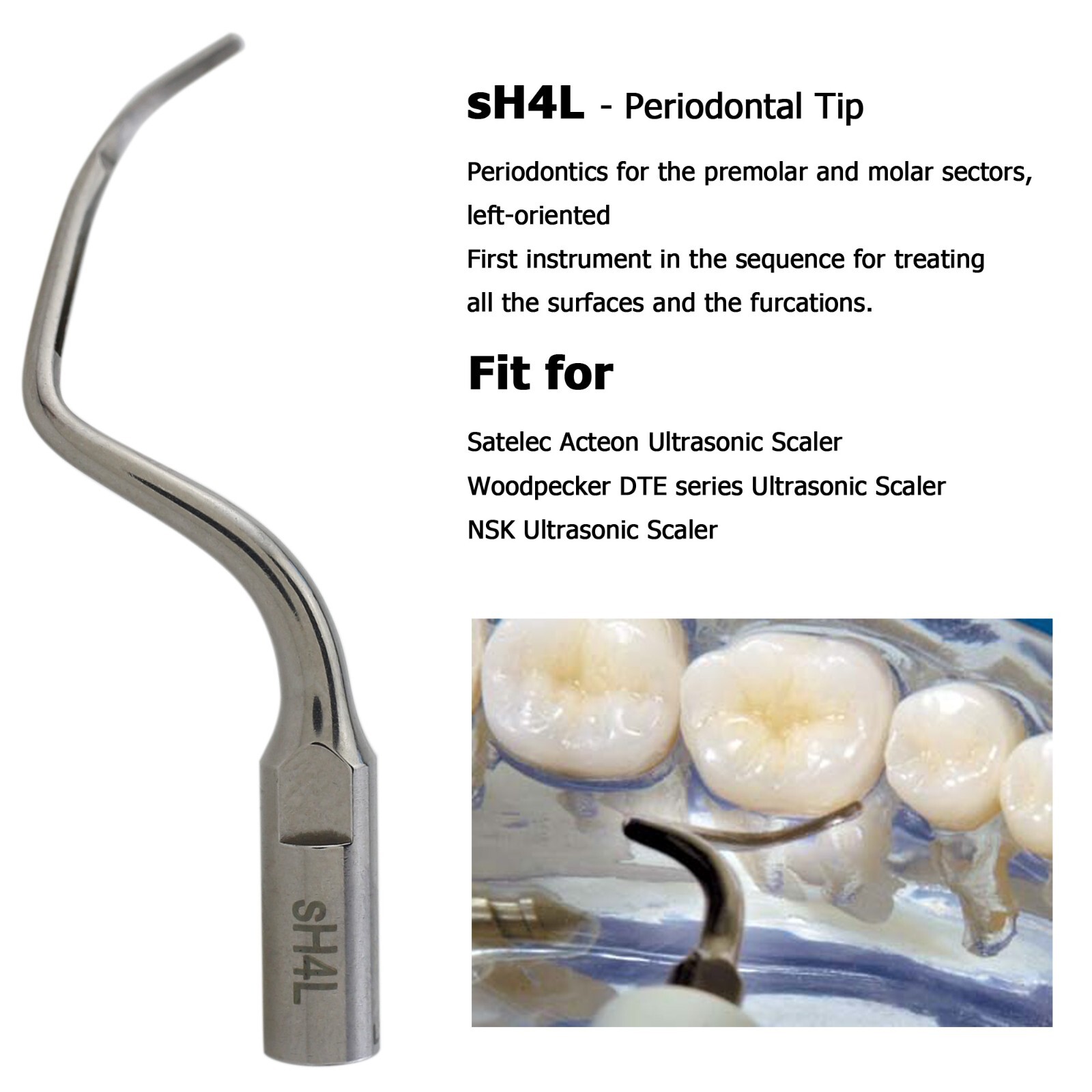 Satelec Acteon Suprasson P5 NEWTRON B LED Handpiece Dental Ultrasonic Scaler Tip
