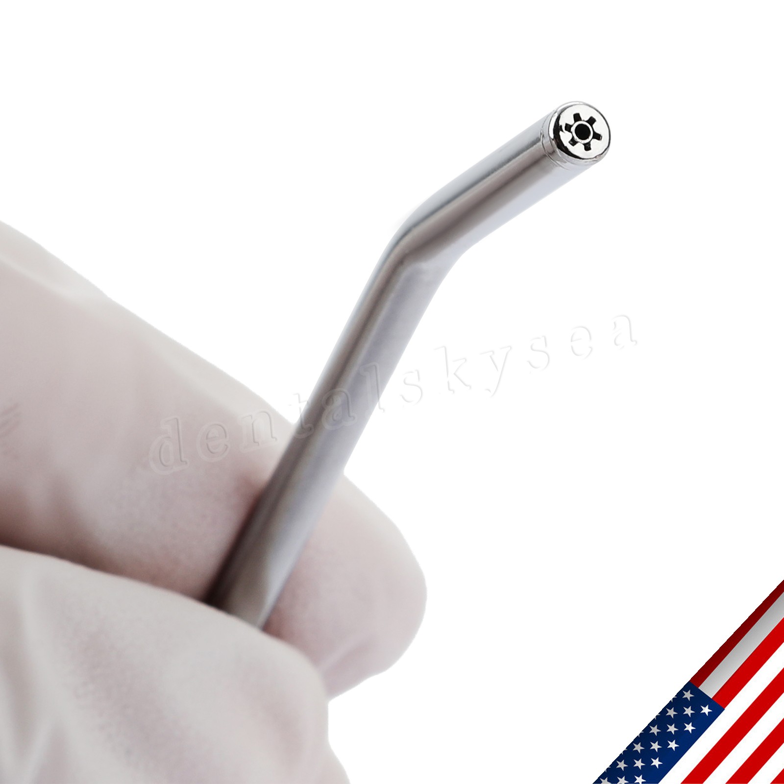 50 Dental Air Water Spray 3 Way Syringe 134℃ Autoclavable Nozzles/Tips/Tubes