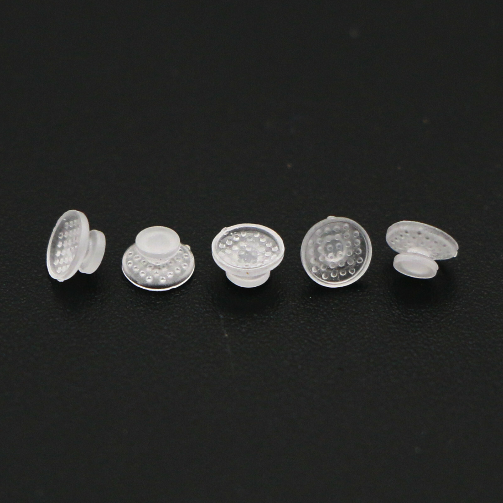 10 Pcs/Pack Dental Orthodontic Ceramic Clear Lingual Button Bondable Round Base