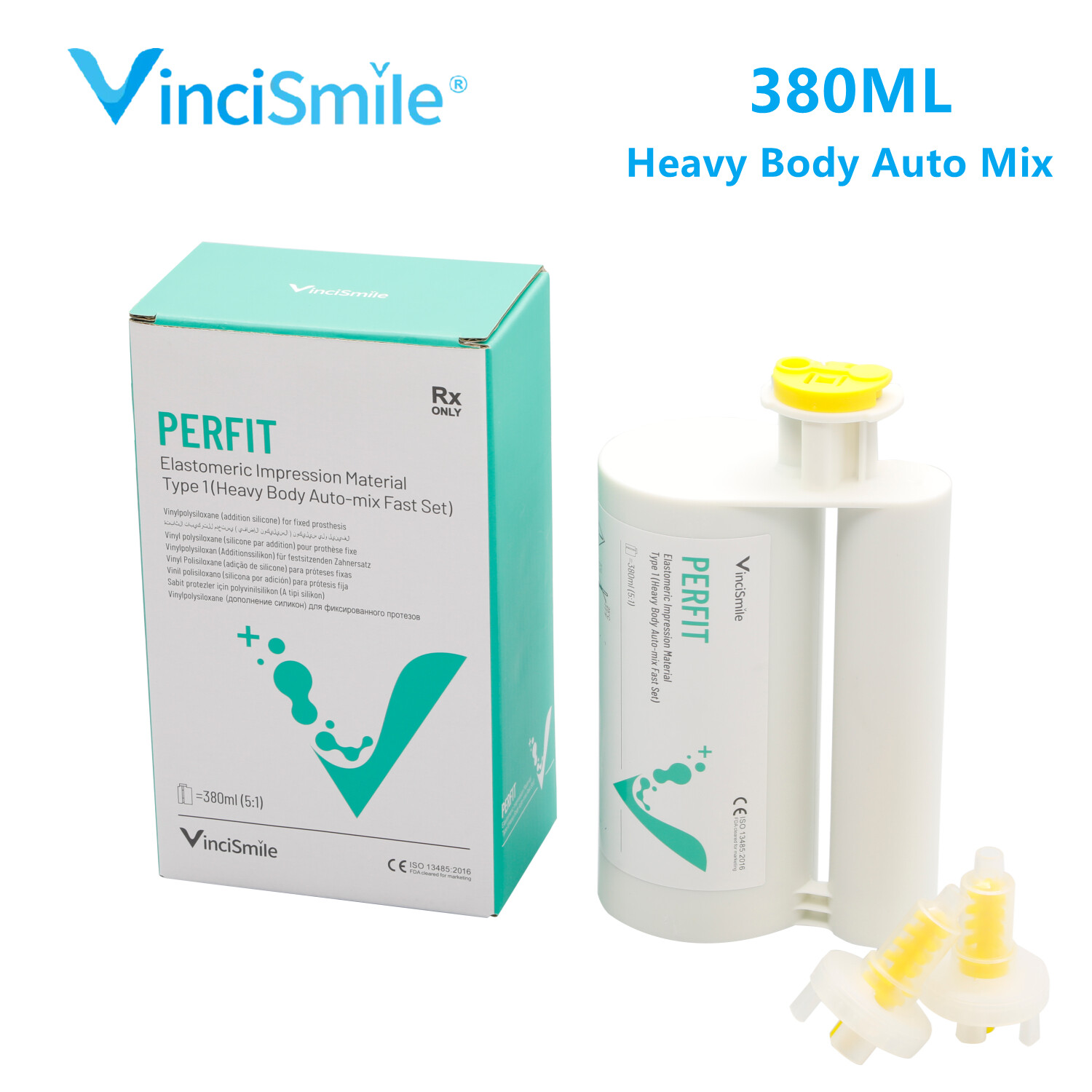 VPS Dental Impression Material Putty Heavy Regular Light Body Fast Normal Set