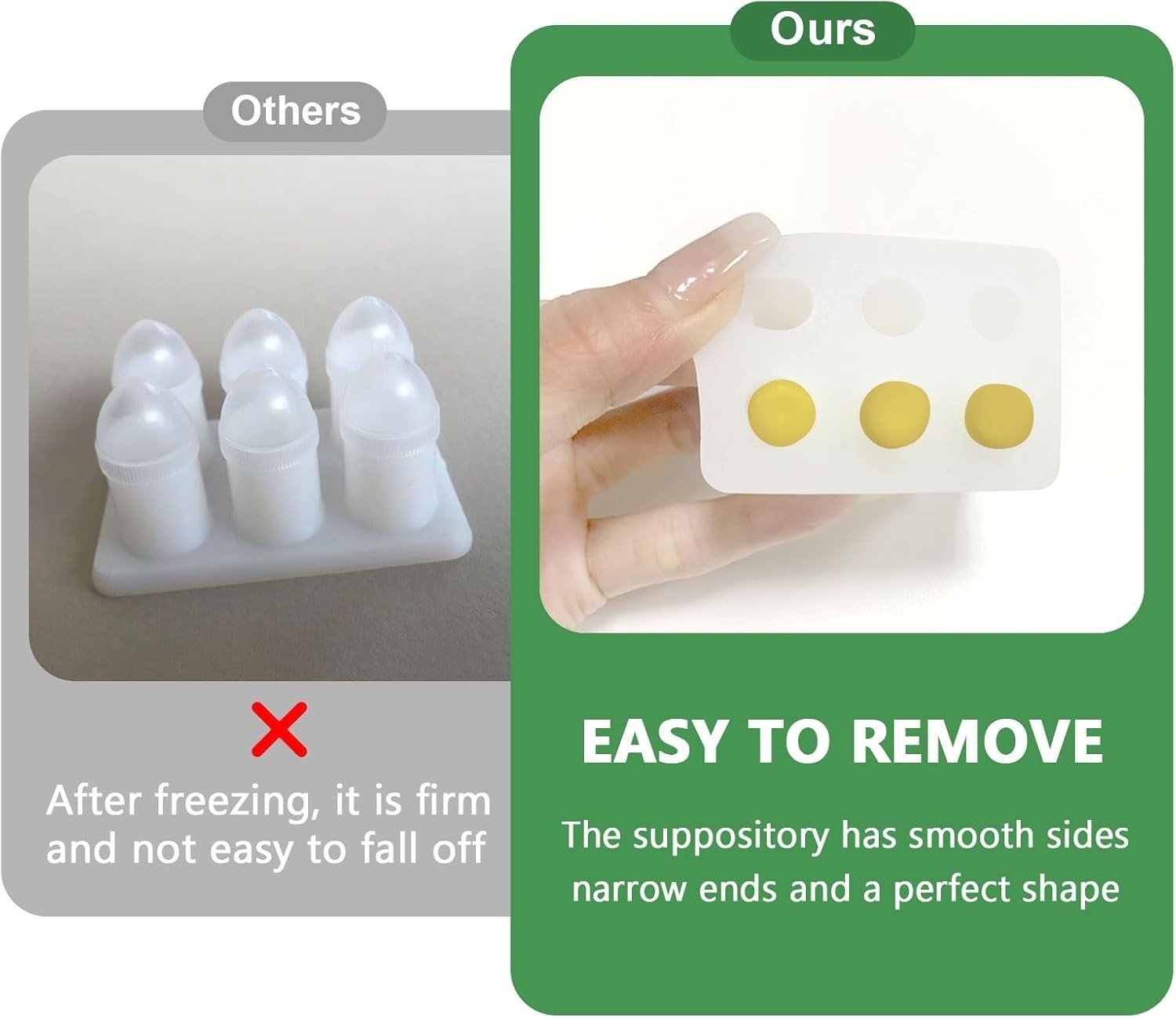 Reusable Suppository Molds Kit,2Ml, Silicone Suppository Molds | Kit Includes 4