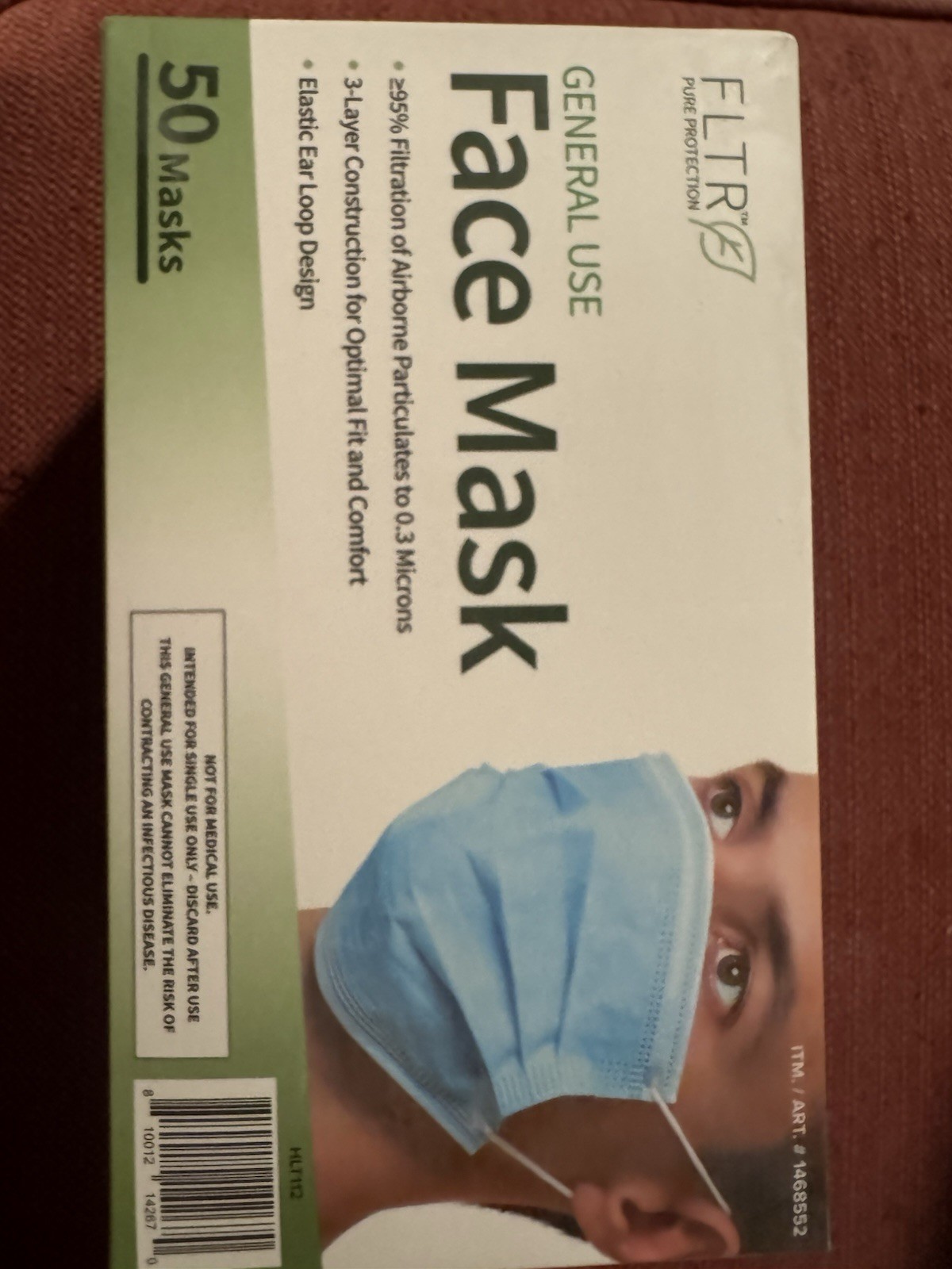FLTR Pure Protection General Use Face Mask 50 Ct, Cosmetology, HLT12
